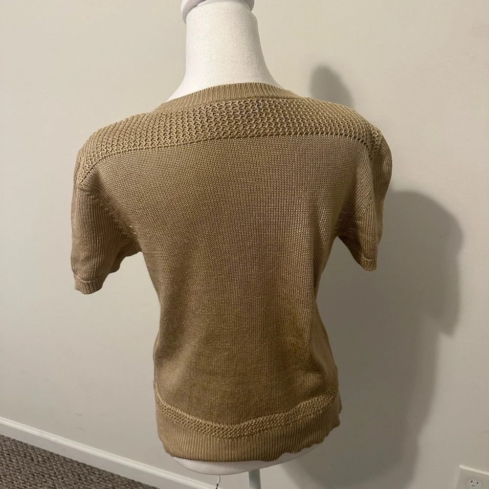 Lauren Ralph Lauren Short Sleeve Crew Neck Sweater Size Medium